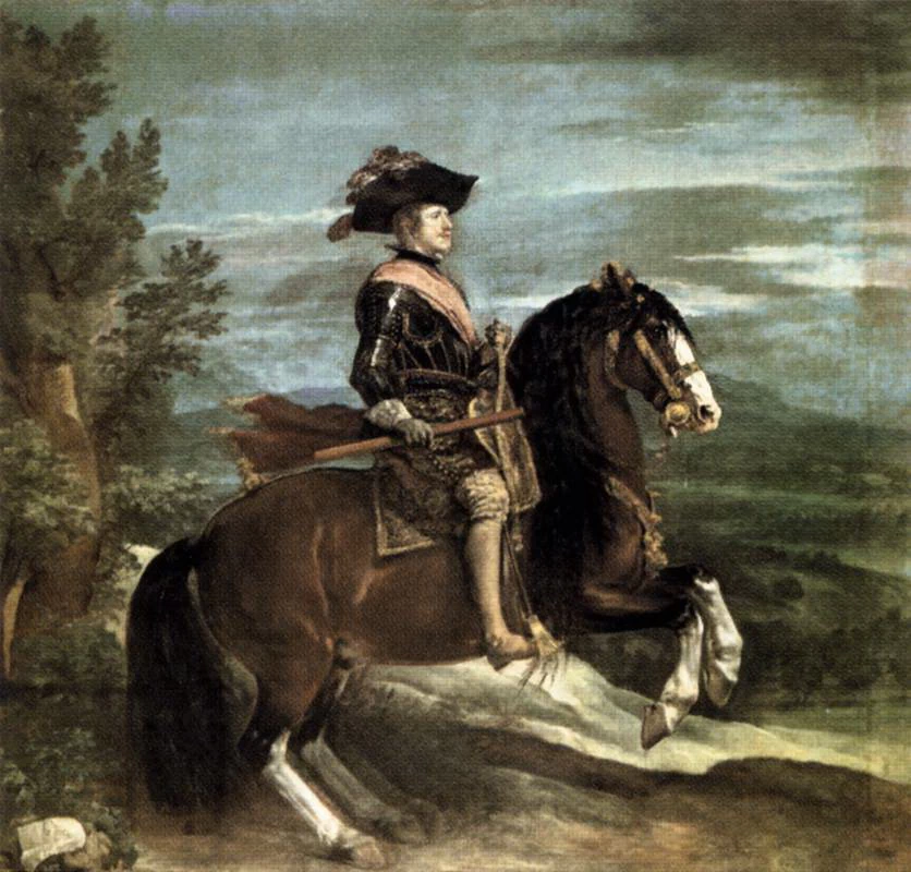 Ritratto di Filippo IV a cavallo - Museo del Prado, Madrid